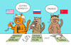 Cartoon: Startschuss (small) by Erl tagged politik,usa,trump,angriff,überfall,venezuela,maduro,katze,maus,ermunterung,china,xi,taiwan,russland,putin,baltikum,polen,karikatur,erl