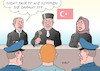 Cartoon: Steudtner-Prozess (small) by Erl tagged türkei,präsident,erdogan,putschversuch,säuberung,verhaftungen,journalisten,juristen,pressefreiheit,meinungsfreiheit,demokratie,menschenrechte,aktivist,menschenrechtsaktivist,peter,steudtner,deutschland,deutscher,staatsbürger,vorwurf,anklage,unterstützung,terrorismus,terror,gülen,prozess,fairness,rechtsstaat,karikatur,erl