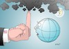 Cartoon: Stinkefinger (small) by Erl tagged usa,präsident,donald,trump,kündigung,ausstieg,klimaschutz,abkommen,paris,klimaabkommen,klimawandel,erderwärmung,co2,ausstoß,begrenzung,erneuerbare,energien,energiewende,vereinbarung,verpflichtung,rechtspopulismus,kohle,technologie,vergangenheit,zukunft,erde,stinkefinger,mond,rauch,abgase,karikatur,erl