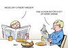 Cartoon: Streik (small) by Erl tagged streik,lokführer,lokomotivführer,gdl,gewerkschaft,chef,claus,weselsky,tarif,macht,einfluss,bahn,db,bahnfahrer,reisende,pendler,behinderung,gewohnheit,krank,karikatur,erl