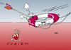 Cartoon: Syrien Resolution (small) by Erl tagged syrien,diktator,assad,massenmord,bürgerkrieg,revolution,demonstration,demonstranten,un,resolution,rettung,rettungsring,veto,russland,china,blut,hand