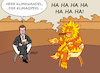 Cartoon: Talk I (small) by Erl tagged politik,umwelt,klima,klimawandel,klimakrise,erderwärmung,co2,extremwetter,hochwasser,überflutung,dürre,feuer,waldbrände,klimagipfel,klimakonferenz,2022,scharm,el,scheich,witz,talk,markus,lanz,karikatur,erl