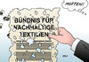 Cartoon: Textilbündnis (small) by Erl tagged kleidung,textilien,herstellung,bangla,desh,arbeiterinnen,näherinnen,ausbeutung,nachhaltigkeit,bündnis,textilbündnis,entwicklungshilfeminister,gerd,müller,csu,torpedierung,textilindustrie