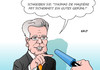 Cartoon: Thomas de Maiziere (small) by Erl tagged innenminister,thomas,de,maiziere,innere,sicherheit,terror,terrorismus,islamismus,anschläge,reaktion,sicherheitspaket,konzept,plan,angst,gefühl,beruhigung,werbung,cdu,wahl,afd,wähler,wählerstimmen,slogan,karikatur,erl