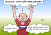 Cartoon: Tor für Russland (small) by Erl tagged russland,rede,präsident,putin,stolz,lob,ukraine,krise,westen,usa,eu,fußball,bundesliga,einführung,torlinientechnik,tor,eigentor,karikatur,erl