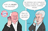 Cartoon: Trainersuche (small) by Erl tagged politik,sport,fußball,fc,bayern,münchen,trennung,trainer,thomas,tuchel,suche,nachfolger,absagen,trainersuche,uli,hoeneß,freund,jupp,heynckes,ähnlichkeit,marie,agnes,strack,zimmermann,fdp,abteilung,attacke,karikatur,erl