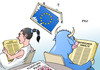 Cartoon: Trennungsgerüchte (small) by Erl tagged europa,stier,eu,flüchtlingspolitik,egoismus,uneinigkeit,zerfall,spaltung,trennung,ehe,paartherapie,paartherapeut,scheidung,anwalt,scheidungsanwalt,ehepaar,paar,streit,trennungsgerüchte,karikatur,erl