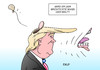 Cartoon: Trump (small) by Erl tagged donald,trump,milliardär,präsidentschaftskandidat,kandidat,präsident,republikaner,usa,großmaul,mund,radikal,provokation,hirn,gehirn,luftballon,luft,aussage,abtreibung,rücknahme,karikatur,erl