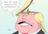 Cartoon: Trump hat Recht (small) by Erl tagged politik,usa,präsident,donald,trump,wahlversprechen,bau,mauer,grenze,mexiko,finanzierung,haushalt,kongress,demokraten,kompromiss,ausrufung,notstand,grundlos,kopf,leere,wüste,karikatur,erl