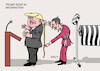 Cartoon: Trump in Washington (small) by Erl tagged politik,usa,expräsident,donald,trump,rede,washington,untersuchungsausschuss,sturm,kapitol,anstiftung,staatsstreich,gefängnis,karikatur,erl