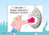 Cartoon: Trump Wahlkampf (small) by Erl tagged politik,usa,präsident,donald,trump,rechtspopulismus,nationalismus,außenpolitik,prahlerei,provokation,iran,wahlkampf,wespennest,karikatur,erl