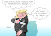 Cartoon: Trumps Fusselroller (small) by Erl tagged usa präsident donald trump verdacht vorwurf wahlkampf kontakt russland wahl beeinflussung internet schmutzkampagne hillary clinton anwälte verteidigung strategie fusselroller haare russischer bär melania karikatur erl