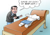 Cartoon: Tsipras (small) by Erl tagged griechenland,regierung,neu,alexis,tsipras,ministerpräsident,motivation,land,glaube,optimismus,psychologie,couch,torso,karikatur,erl