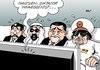 Cartoon: Tunesien (small) by Erl tagged tunesien ben ali diktator flucht vertreibung exil angst kollegen libyen ägypten saudi arabien gaddafi mubarak