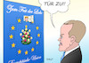 Cartoon: Tusk Merkel (small) by Erl tagged eu,europäische,union,europa,ratspräsident,donald,tusk,kritik,flüchtlingspolitik,quote,spaltung,bundeskanzlerin,angela,merkel,wir,schaffen,das,adventskalender,türchen,tür,öffnen,grenzen,schließung,abschottung,egoismus,werte,solidarität,menschlichkeit,advent,weihnachten,karikatur,erl