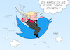 Cartoon: Über den Wolken (small) by Erl tagged politik,usa,präsident,donald,trump,rechtspopulismus,verachtung,presse,journalismus,botschaften,twitter,fake,news,fakten,wahrheit,halbwahrheiten,unwahrheit,lüge,faktencheck,drohung,beschneidung,flügel,stutzen,flug,vogel,schere,karikatur,erl