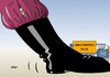 Cartoon: Ukraine (small) by Erl tagged ukraine,annäherung,eu,russland,putin,drohung,energie,energiepreise,präsident,janukowitsch,nachgeben,demonstration,rücktritt,stiefel