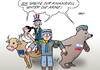 Cartoon: Ukraine (small) by Erl tagged ukraine,machtkampf,regierung,janukowitsch,opposition,vitali,klitschko,eu,usa,russland,richtung,geld,finanzen,unterstützung,ziehen,seite,stier,europa,uncle,sam,bär