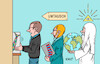 Cartoon: Umtausch (small) by Erl tagged politik,weihnachten,geschenke,umtausch,krawatte,muster,ampel,socken,farben,afd,erde,krieg,terror,gewalt,klimawandel,gott,welt,karikatur,erl