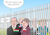 Cartoon: Ungarn Polen Tschechien (small) by Erl tagged eu,kommission,klage,europäischer,gerichtshof,ungarn,polen,tschechien,weigerung,aufnahme,flüchtlinge,verteilung,schlüssel,entlastung,italien,griechenland,orban,szydlow,rechtspopulismus,nationalismus,rassismus,zaun,grenzzaun,werte,solidarität,juncker,merkel,karikatur,erl