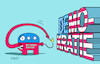 Cartoon: US-Republikaner (small) by Erl tagged politik,usa,republikaner,absetzung,abwahl,speaker,sprecher,repräsentantenhaus,kevin,mccarthy,spiel,mit,dem,feuer,stimmung,explosiv,bombe,gefahr,demokratie,rechtspopulismus,rechtsextremismus,trumpismus,donald,trump,elefant,karikatur,erl