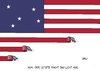 Cartoon: USA (small) by Erl tagged usa schulden krise pleite demokraten republikaner streit partei taktik finanzkrise global wirtschaft wirtschaftskrise schuldenkrise schuldengrenze präsident obama flagge stars stripes stern streifen licht aus aufräumen