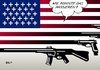 Cartoon: USA II (small) by Erl tagged usa,amoklauf,grundschule,waffen,waffengesetz,waffenlobby