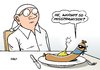 Cartoon: Verbraucher (small) by Erl tagged verbraucher,misstrauen,lebensmittel,finanzprodukte,lebensmittelskandal,betrug,geldanlage,geld,wurst,würstchen,senf