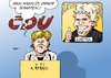 Cartoon: Vettel (small) by Erl tagged cdu,parteitag,merkel,zuversicht,formel1,sebastian,vettel,weltmeister