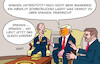 Cartoon: Vielleicht in der EU (small) by Erl tagged politik,usa,trump,angriff,krieg,iran,verurteilung,spanien,sanchez,zurückhaltung,merz,oval,office,eu,karikatur,erl