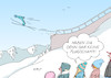 Cartoon: Vierschanzentournee (small) by Erl tagged politik,sport,wintersport,vierschanzentournee,skispringen,klima,klimakrise,klimawandel,erderwärmung,co2,ausstoß,flugverkehr,fliegen,flugscham,fridays,for,future,greta,thunberg,karikatur,erl