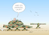 Cartoon: Von der Leyen (small) by Erl tagged politik,bundeswehr,militär,deutschland,ausrüstung,mängel,veraltet,kaputt,schrott,waffen,flugzeuge,hubschrauber,schiffe,panzer,verteidigungsministerin,ursula,von,der,leyen,vorzeigeprojekte,auslandseinsätze,einsätze,bundeswehreinsatz,soldaten,laufen,läuft,karikatur,erl