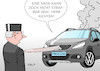 Cartoon: VW-Prozess (small) by Erl tagged politik,auto,vw,volkswagen,dieselskandal,diesel,manipulation,software,abgastest,abgaswerte,betrug,lüge,kunden,verbraucher,verbraucherschutz,klage,sammelklage,musterfeststellungsklage,gericht,richter,karikatur,erl