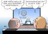 Cartoon: VW (small) by Erl tagged vw,volkswagen,ag,aufsichtsrat,chef,firma,patriarch,ferdinand,piech,absetzing,vorstandsvorsitzender,martin,winterkorn,plan,scheitern,rücktritt,rache,aktien,anteilseigner,mehrheit,familie,auto,autobauer,wirtschaft,industrie,bundeswehr,gewehr,karikatur,erl