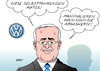 Cartoon: VW (small) by Erl tagged vw,volkswagen,autobauer,auto,diesel,usa,abgaswerte,manipulation,martin,winterkorn,absatzmarkt,selbstfahrende,autos,karikatur,erl