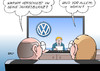 Cartoon: VW 2 (small) by Erl tagged vw,volkswagen,abgasskandal,manipulation,abgastest,software,klagen,schadensersatz,forderungen,bilanz,jahresbilanz,unsicherheit,aufschub,verschieben,betrug,auto,autobauer,automobilindustrie,karikatur,erl