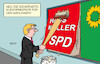 Cartoon: Wahlkampf (small) by Erl tagged politik,demokratie,wahl,europawahl,wahlkampf,plakatieren,gewalt,schläge,gegen,politiker,spd,grüne,sicherheit,wehrhaftigkeit,baseballschläger,kleister,bürste,plakat,karikatur,erl