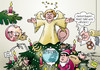 Cartoon: Weihnachten (small) by Erl tagged weihnachten,merkel,gabriel,von,der,leyen,seehofer,de,maiziere,obama,papst,franziskus,benedikt,bischof,tebartz,deutschland,usa,nsa,abhörskandal,pferdefleisch,klimawandel,eu,euro,krise,drohne,maut,groko,karikatur,erl