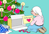 Cartoon: Weihnachtsgruß (small) by Erl tagged politik,corona,virus,pandemie,covid19,fünfte,welle,omikron,hoffnung,ankündigung,impfstoff,weihnachten,kontaktbeschränkungen,durchhalten,geschenk,gruß,mut,weihnachtsbaum,christbaum,karikatur,erl