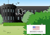 Cartoon: Weißes Haus (small) by Erl tagged politik,usa,donald,trump,impeachment,amtsenthebungsverfahren,telefonat,präsident,ukraine,wolodymyr,selenskyj,drängen,untersuchung,sohn,joe,biden,demokrat,präsidentschaft,bewerber,konkurrent,hexenjagd,hexenhaus,karikatur,erl