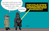 Cartoon: Wer wars? (small) by Erl tagged politik,terrorismus,terror,anschlag,moskau,opernhaus,tod,leid,menschen,krieg,angriff,überfall,russland,ukraine,star,wars,darth,vader,wladimir,putin,geheimdienste,abgelenkt,is,islamischer,staat,karikatur,erl