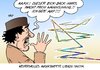 Cartoon: Westerwelles Libyen-Taktik (small) by Erl tagged libyen gaddafi bürgerkrieg un nato einsatz deutschland enthaltung humanitär zickzack kurs cdu csu fdp schwarz gelb
