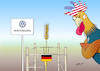 Cartoon: Winterkorn II (small) by Erl tagged politik,wirtschaft,industrie,autoindustrie,autobauer,autokonzern,volkswagen,vw,wolfsburg,ex,vorstandsvorsitzender,martin,winterkorn,dieselskandal,dieselaffäre,diesel,abgastest,manipulation,software,abgase,betrug,anklage,usa,hahn,getreide,karikatur,erl