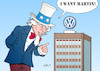 Cartoon: Winterkorn III (small) by Erl tagged politik,wirtschaft,industrie,autoindustrie,autobauer,autokonzern,volkswagen,vw,wolfsburg,ex,vorstandsvorsitzender,martin,winterkorn,dieselskandal,dieselaffäre,diesel,abgastest,manipulation,software,abgase,betrug,anklage,usa,uncle,sam,want,you,karikatur,erl