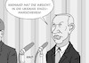 Cartoon: Wladimir Ulbricht (small) by Erl tagged politik,konflikt,russland,ukraine,westen,usa,eu,nato,truppen,grenze,gefahr,angriff,einmarsch,überfall,dementi,erinnerung,geschichte,ddr,walter,ulbricht,mauer,berlin,mauerbau,interview,karikatur,erl