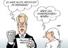 Cartoon: Wulff (small) by Erl tagged wulff bundespräsident privatkredit kredit freund freundin unternehmer gattin fingerspitzengefühl vorteilsnahme