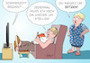 Cartoon: Zeitumstellung (small) by Erl tagged politik,zeitumstellung,winterzeit,sommerzeit,uhr,stunde,vor,abschaffung,eu,bürger,gesundheit,beschwerden,umstellung,ehepaar,fernsehen,mann,frau,karikatur,erl