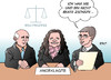 Cartoon: Zschäpe (small) by Erl tagged beate,zschäpe,nsu,mord,serie,rechtsextremismus,prozess,aussage,ahnungslosigkeit,erinnerungslücke,angeklagte,rechtsanwalt,justiz,gericht,karikatur,erl