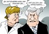 Cartoon: Zu Guttenberg (small) by Erl tagged guttenberg,freiherr,karl,theodor,senkrechtstarter,hoffnungsträger,kanzler,ministerpräsident,macht,merkel,seehofer,verkleinerung,verteidigungsministerium,bürokratie