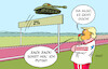 Cartoon: Zwei-Prozent-Ziel II (small) by Erl tagged politik,nato,zwei,prozent,ziel,militärausgaben,forderung,usa,donald,trump,drohung,einladung,angriff,wladimir,putin,russland,deutschland,bundeswehr,hürdenlauf,trainer,karikatur,erl